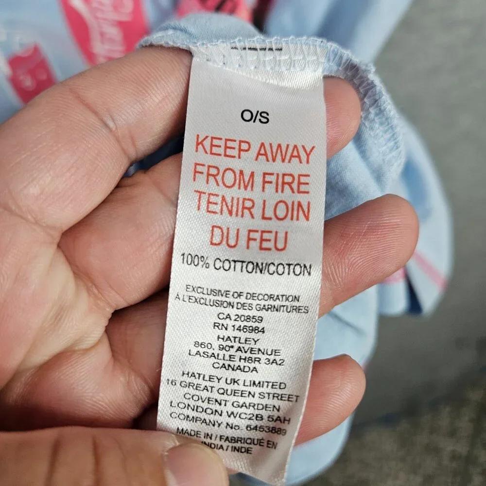 Little Blue House Women's Graphic Short Sleeve Sleepshirt One Size NEW - Picture 6 of 9